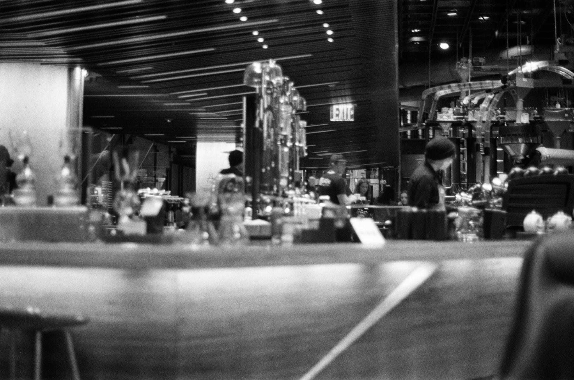 Urban scene, New York City — 35mm film
